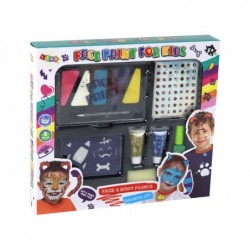 A set of face and nail paints for children
