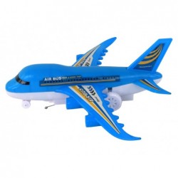 Remote Controlled Airplane R/C Lights Blue DIY