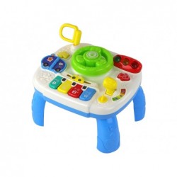 Educational Interactive Table 2in1 Board For Toddlers Steering Wheel