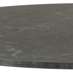 Söögilaud IBIZA D110xH74cm, must marmor