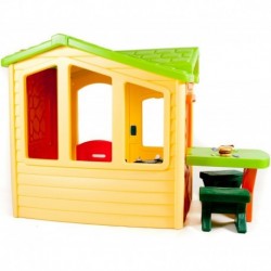 Little Tikes Picnic House with Patio and magic bell - natural
