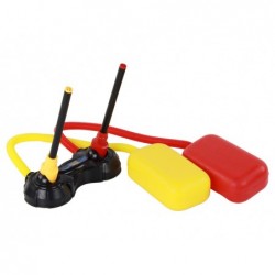 Foam Rocket Launcher Pump Yellow Red 6 Pcs