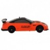 Remote Controlled Sports Car R/C 1:24 Orange Interchangeable Wheels