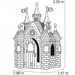 FEBER Огромный дворец принцессы Super Palace Garden Cottage