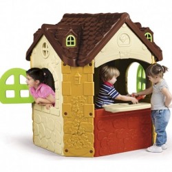 FEBER Large Fancy Garden House for Children with a Kitchen Top and Sink
