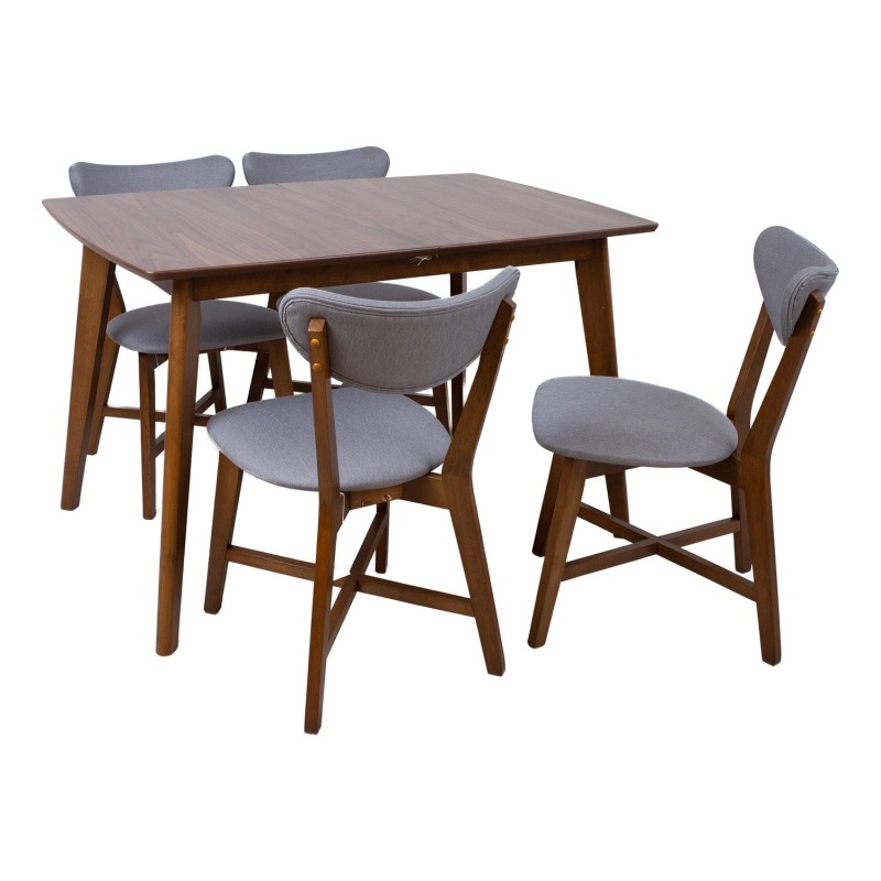 Dining set JESPER with 4 chairs