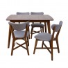 Dining set JESPER with 4 chairs