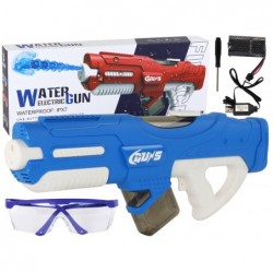 Large Blue Water Gun 750ml Waterproof Glasses
