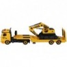 Folding Tow Truck With Crawler Excavator Sound Light DIY Yellow