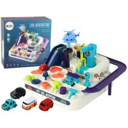 Colorful Interactive Obstacle Course Set for Toy Cars