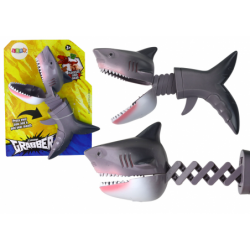 Shark Catcher Bite Toy Spring Gray