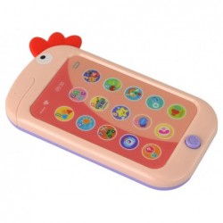Educational Phone Learning English Pink Chicken