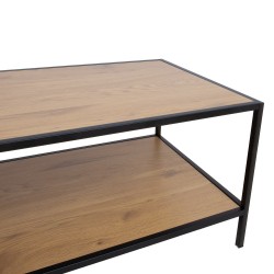 Coffee table HEDVIG 100x50xH40cm, ash black