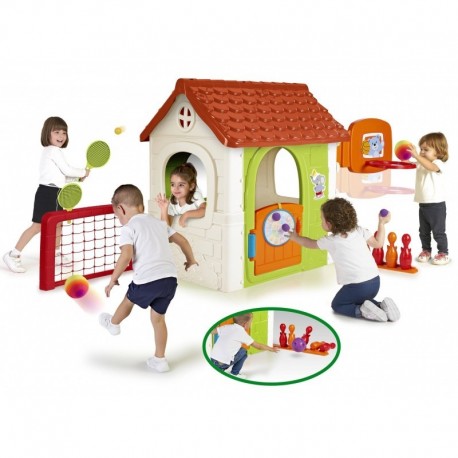 FEBER Activity House 6-in-1 Multifunctional House with Bundled Games