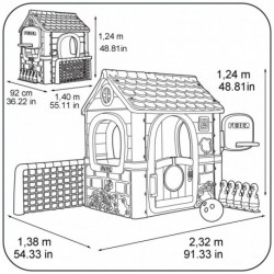 FEBER Activity House 6-ühes multifunktsionaalne maja koos mängukomplektidega