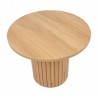 Coffee table CINDY D50xH40cm, melamine oak