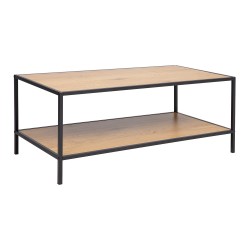 Coffee table HEDVIG 100x50xH40cm, ash black