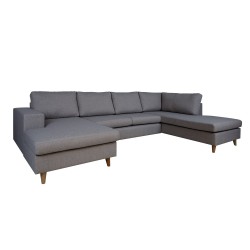 Corner sofa HARALD RC dark grey