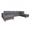 Corner sofa HARALD RC dark grey