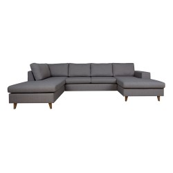 Corner sofa HARALD LC dark grey