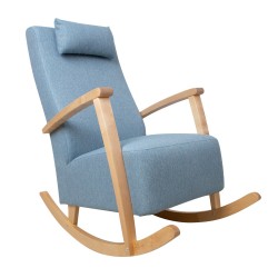Кресло-качалка VENLA голубой