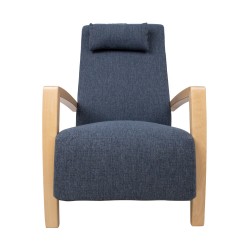 Armchair VENLA bluish grey