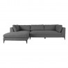 Corner sofa BRIA LC grey