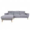 Corner sofa DANTE LC, light grey