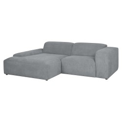Corner sofa LEHTE left corner, grey