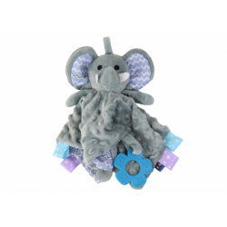 Elephant Plush Cuddly Toy Blanket Tubs Teether Rattle