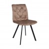 Chair AFTON brown velvet