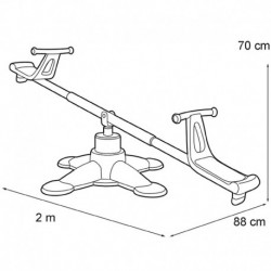 FEBER Equivalent Swing 2-in-1 Garden kaheistmeline lastele