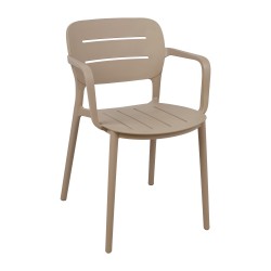 Chair MANGO beige plastic