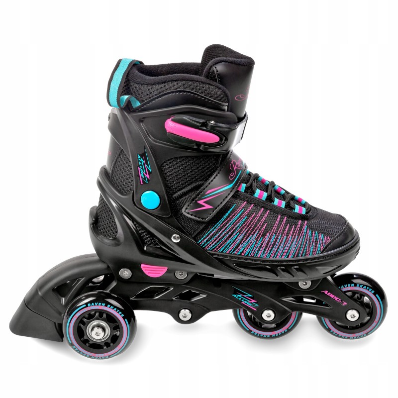 Inline Skates Inliner Raven Profession verstelbaar (Wit/Goud met blades, 38-42(25cm-27,5cm