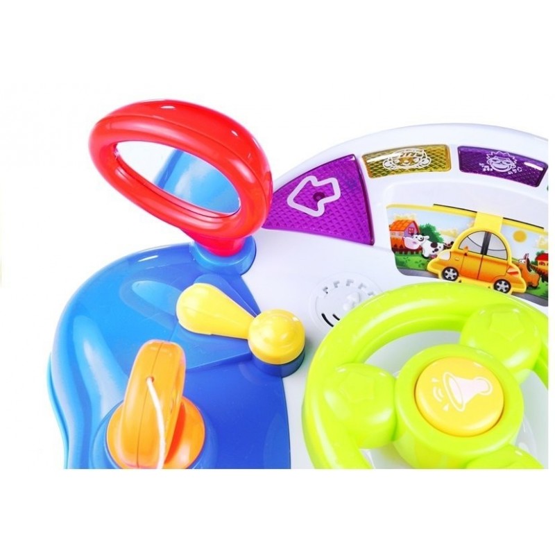 Interactive Steering Wheel For Children Dashboard Sounds