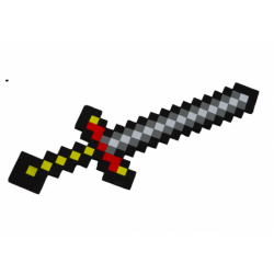 Knight Set Sword Foam Shield Pixel Theme