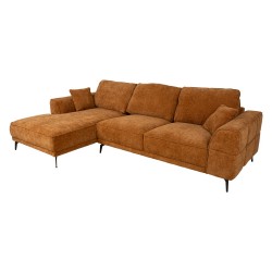 Corner sofa OLIVIA LC, brown