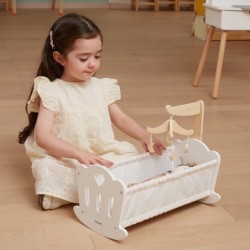 VIGA PolarB Wooden Cradle for Dolls Bed