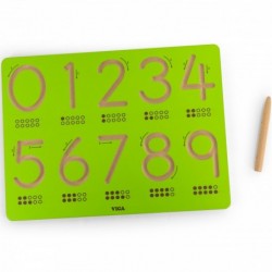 VIGA Graphomotor Board Numbers Learning to Write