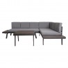 Garden furniture set DELGADO corner sofa and table