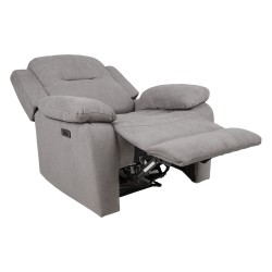 Recline armchair LOWRI electric, grey