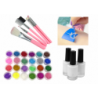 Tattoo kit Glitter Sequins Glue Brushes 187 Designs