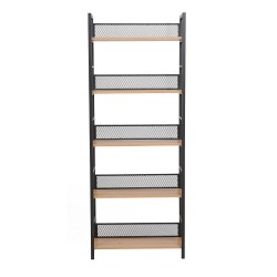 Shelf HECTOR 60x28xH154cm, ash/black