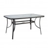 Table DUBLIN 150x90xH70cm, dark brown