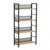 Shelf HECTOR 60x28xH121cm, ash/black