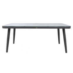 Садовый стол MARIE 180x90xH74см, серый