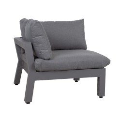 Modular sofa FLUFFY corner, grey
