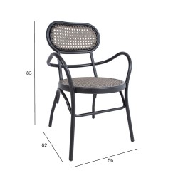 Chair BOLGHERI black