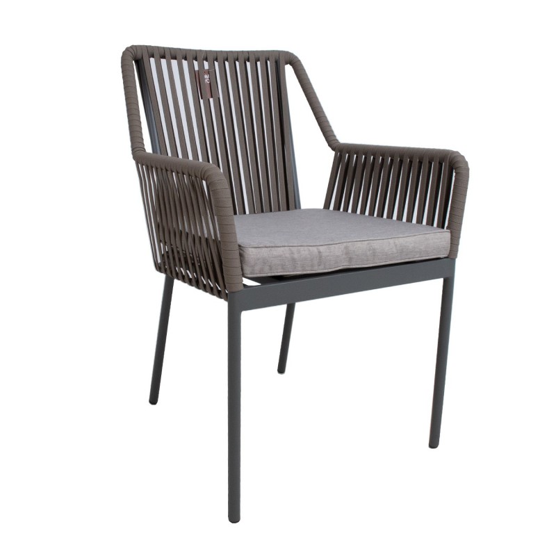 Chair ANDROS grey taupe