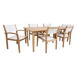 Обеденный комплект MALDIVE стол, 6 стульев